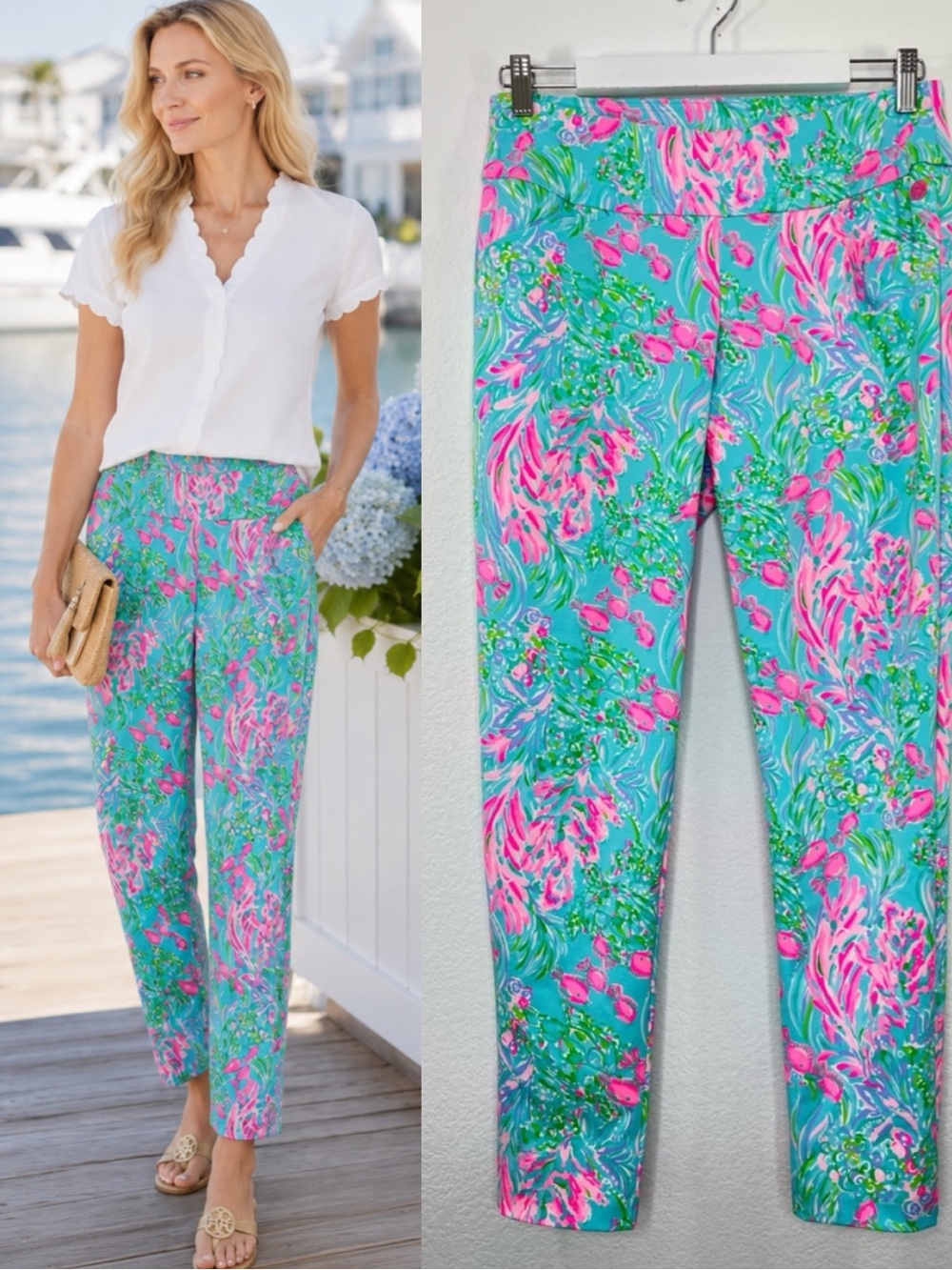 Lilly Pulitzer Corso Pant UPF 50+ size 8